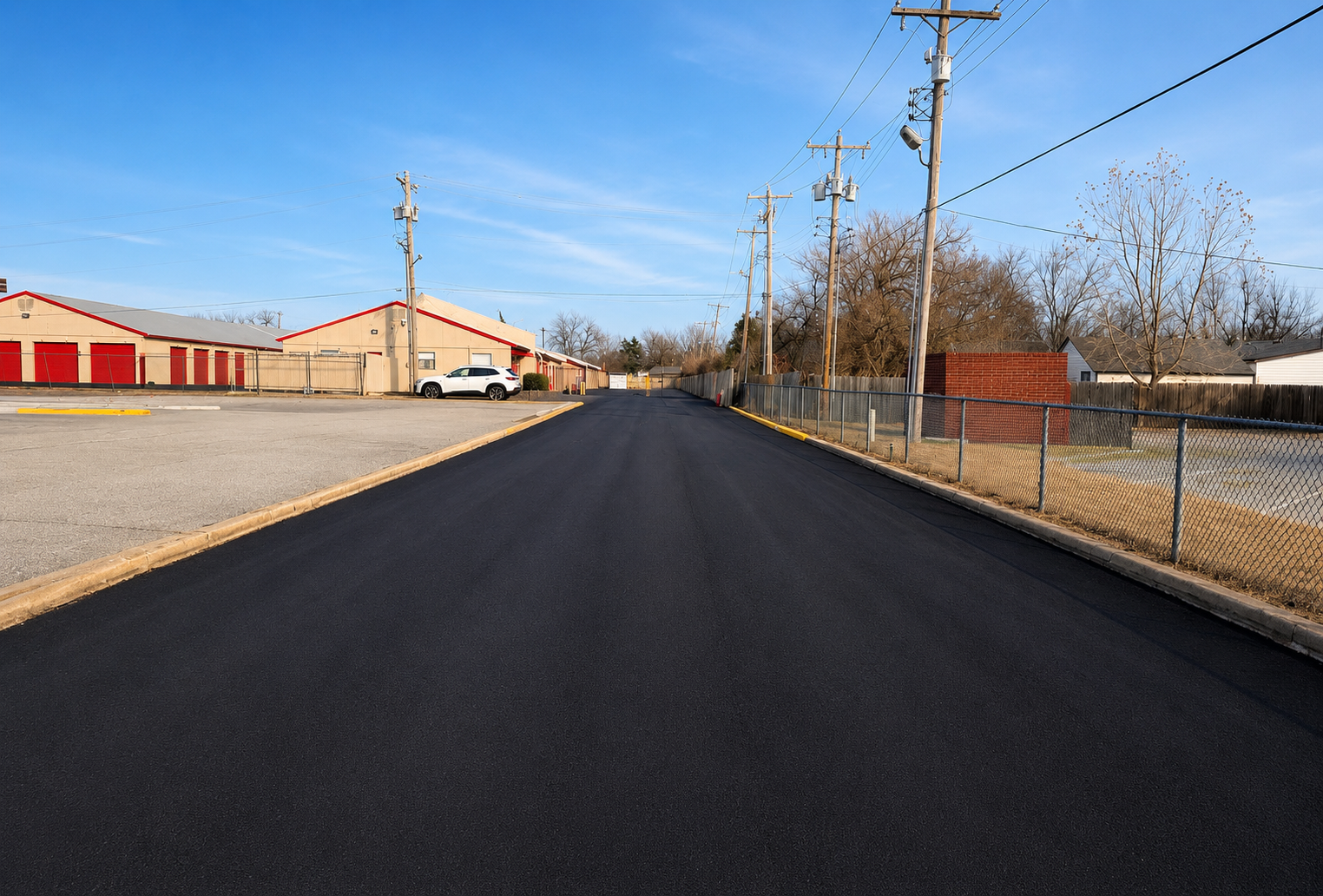 Asphalt overlay project